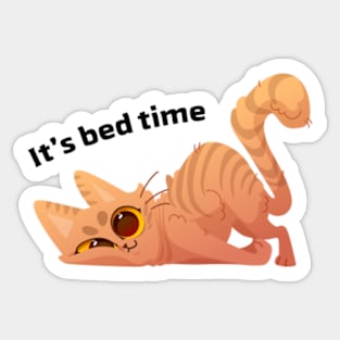 Lazy Cat Sticker